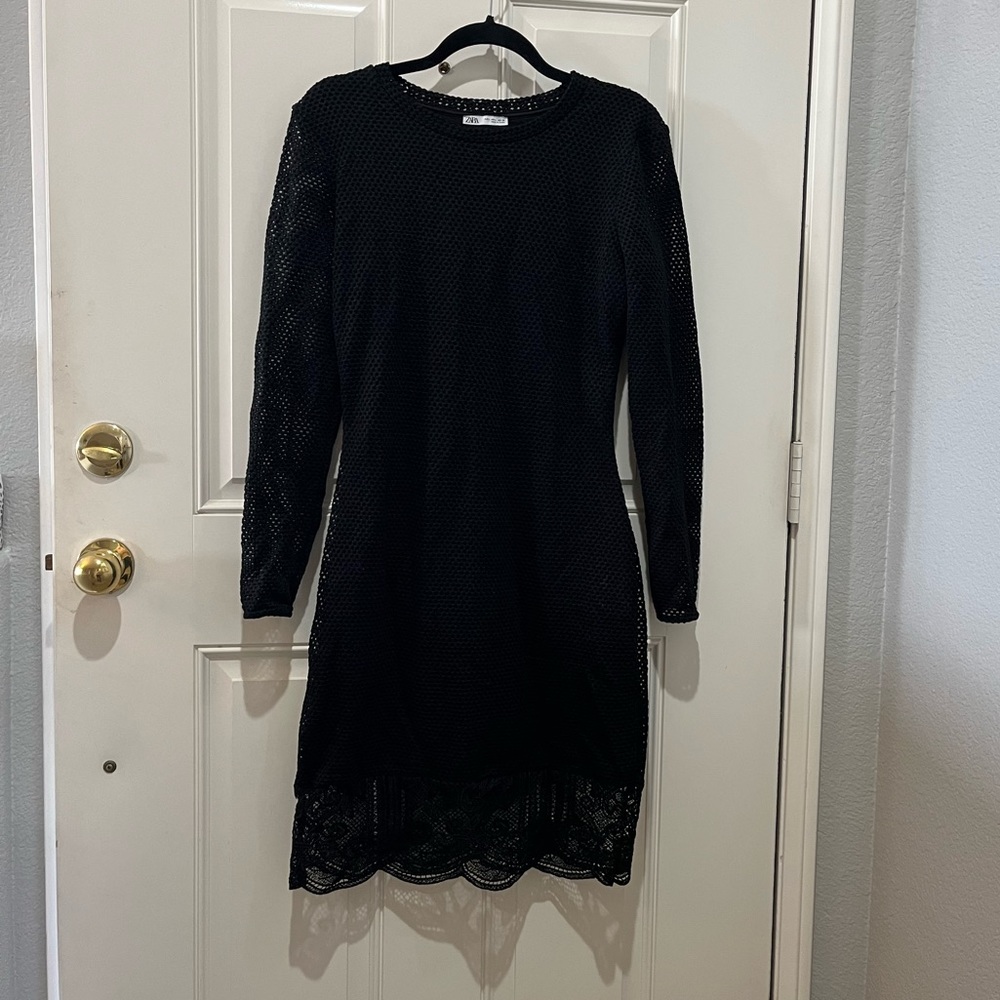 ZARA lace dress L